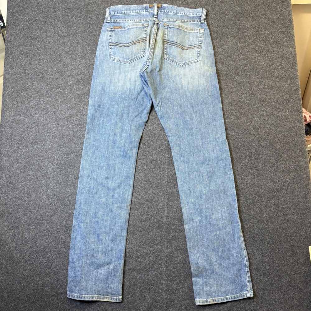 Ariat M4 Relaxed Straight Leg Jeans Mens 32x36 Blue Legacy Distressed Western